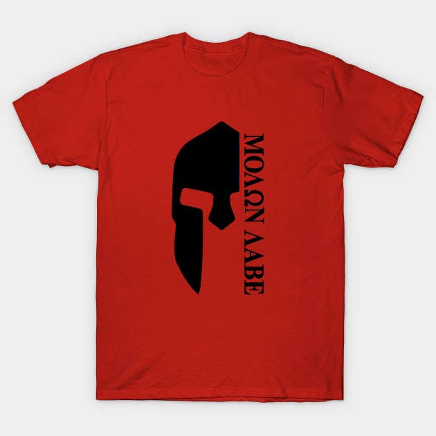 Mod.34 Molon Labe Greek Spartan T-Shirt by parashop